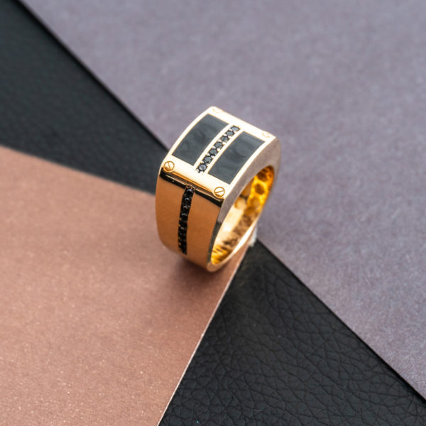 14 Carat / 9.66 Gr. Yellow Gold Men's Ring