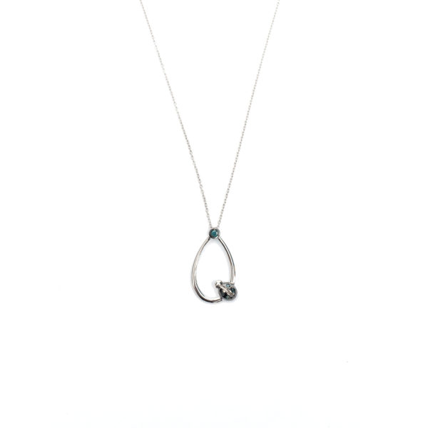 14 Carat / 1.51 Gr. White Gold Necklace